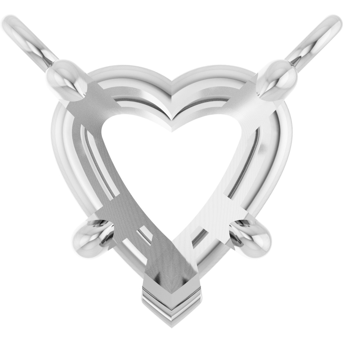 Claw-Prong Solitaire Necklace Center