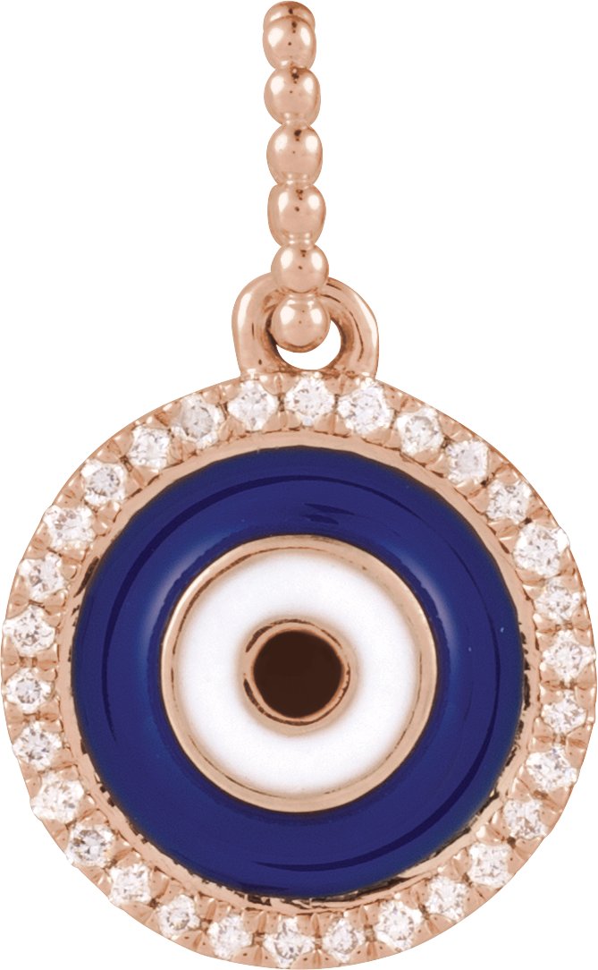 Accented Evil Eye Pendant
