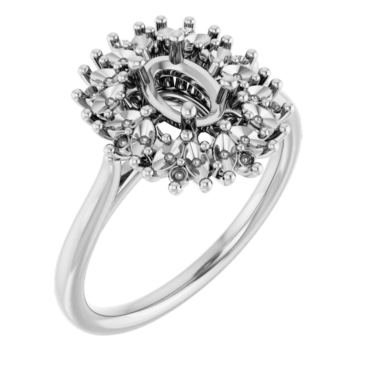 Halo-Style Engagement Ring