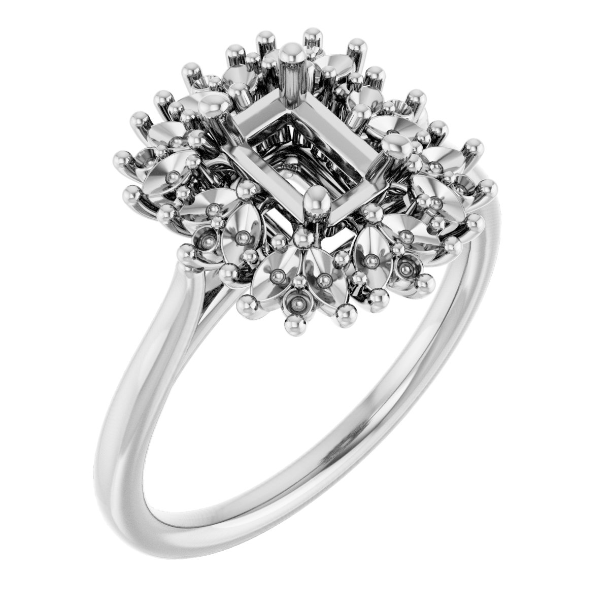 Halo-Style Engagement Ring