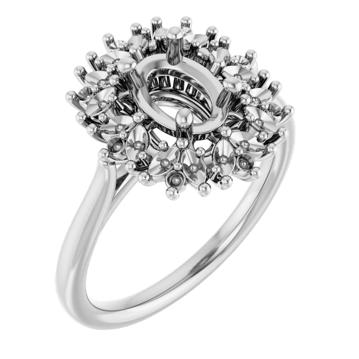 Halo-Style Engagement Ring