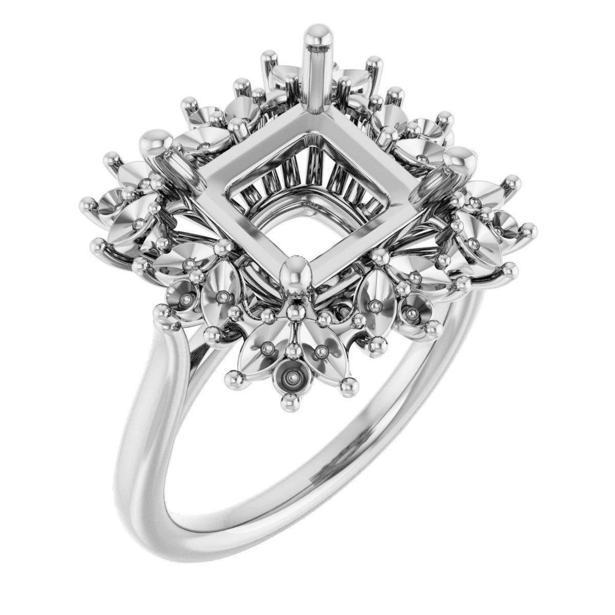 Halo-Style Engagement Ring