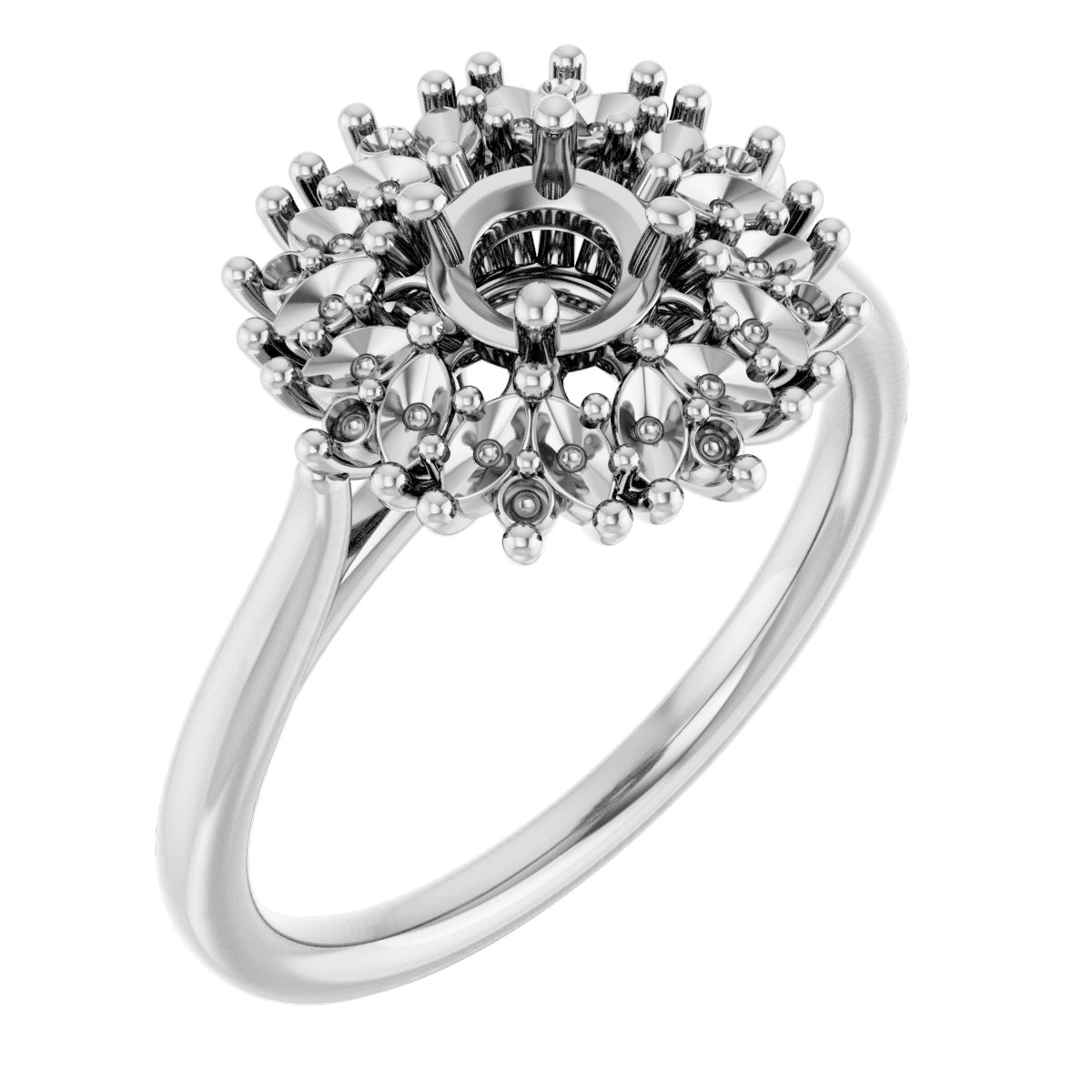 Halo-Style Engagement Ring