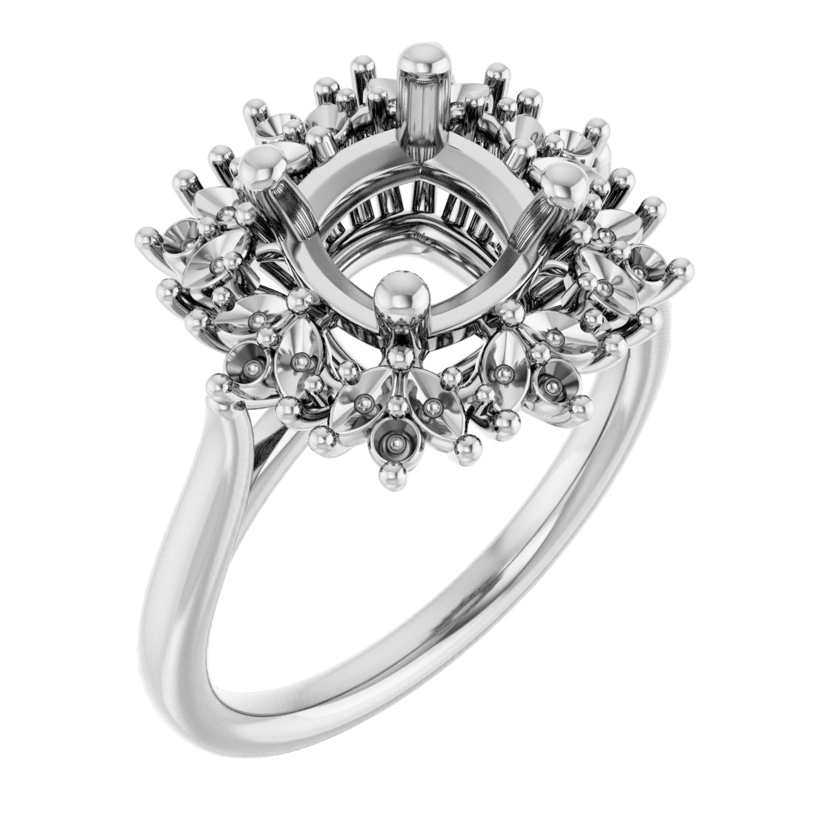 Halo-Style Engagement Ring