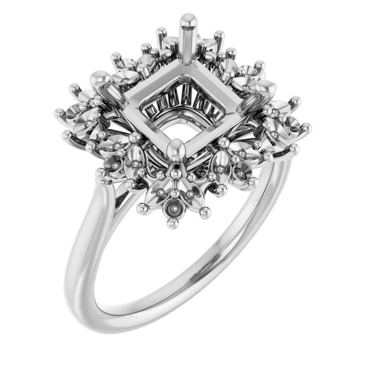Halo-Style Engagement Ring