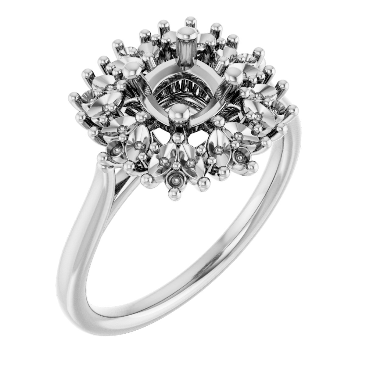 Halo-Style Engagement Ring