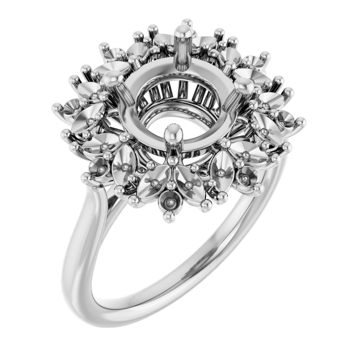 Halo-Style Engagement Ring