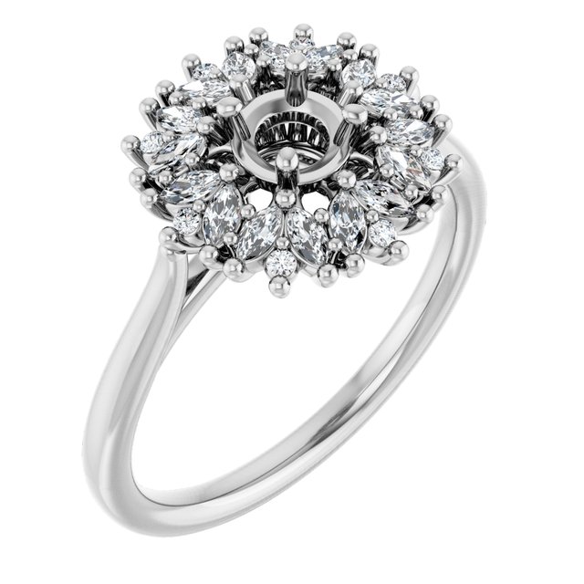 14k White Gold