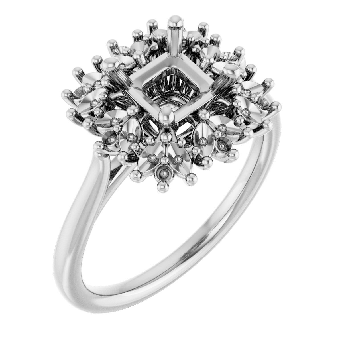 Halo-Style Engagement Ring