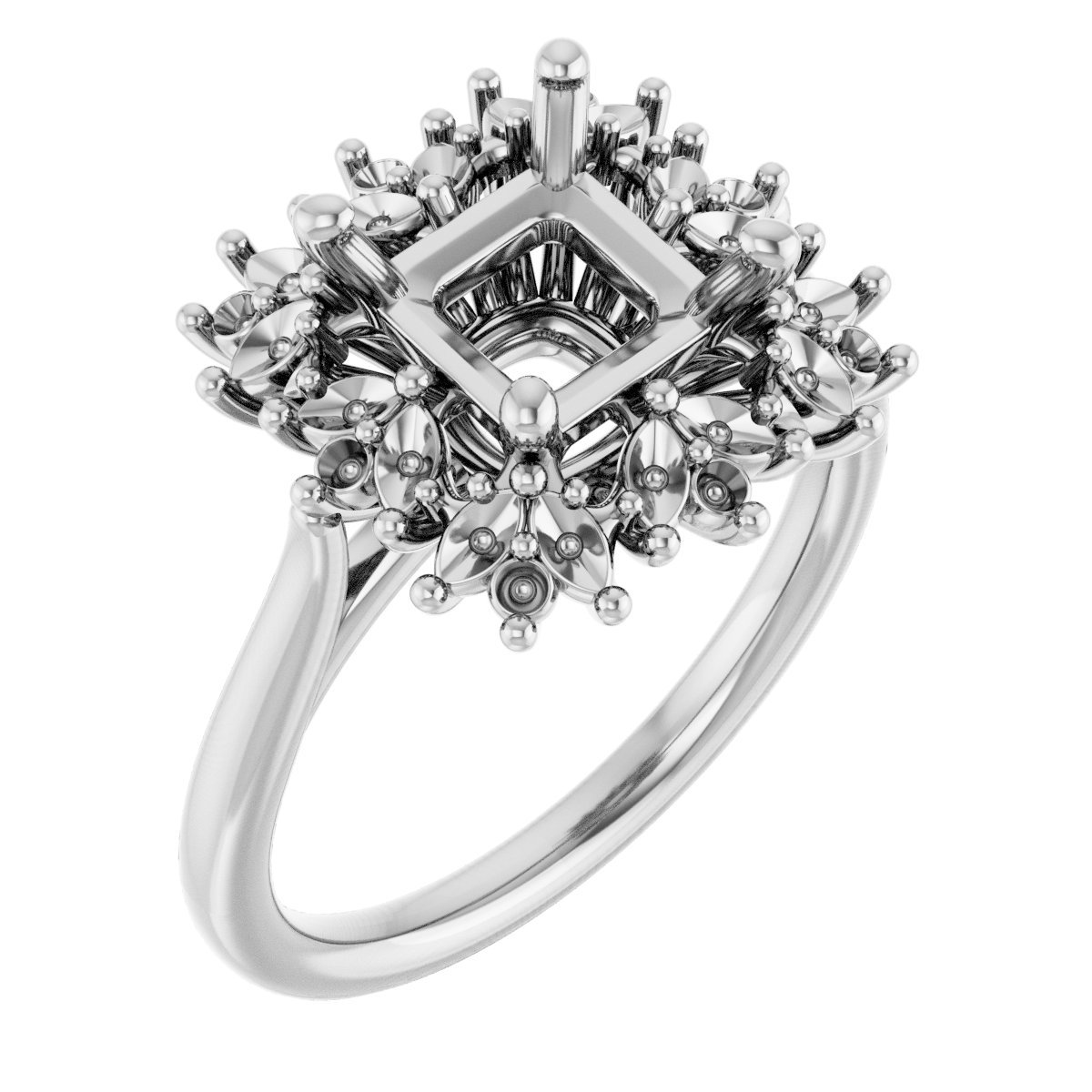 Halo-Style Engagement Ring