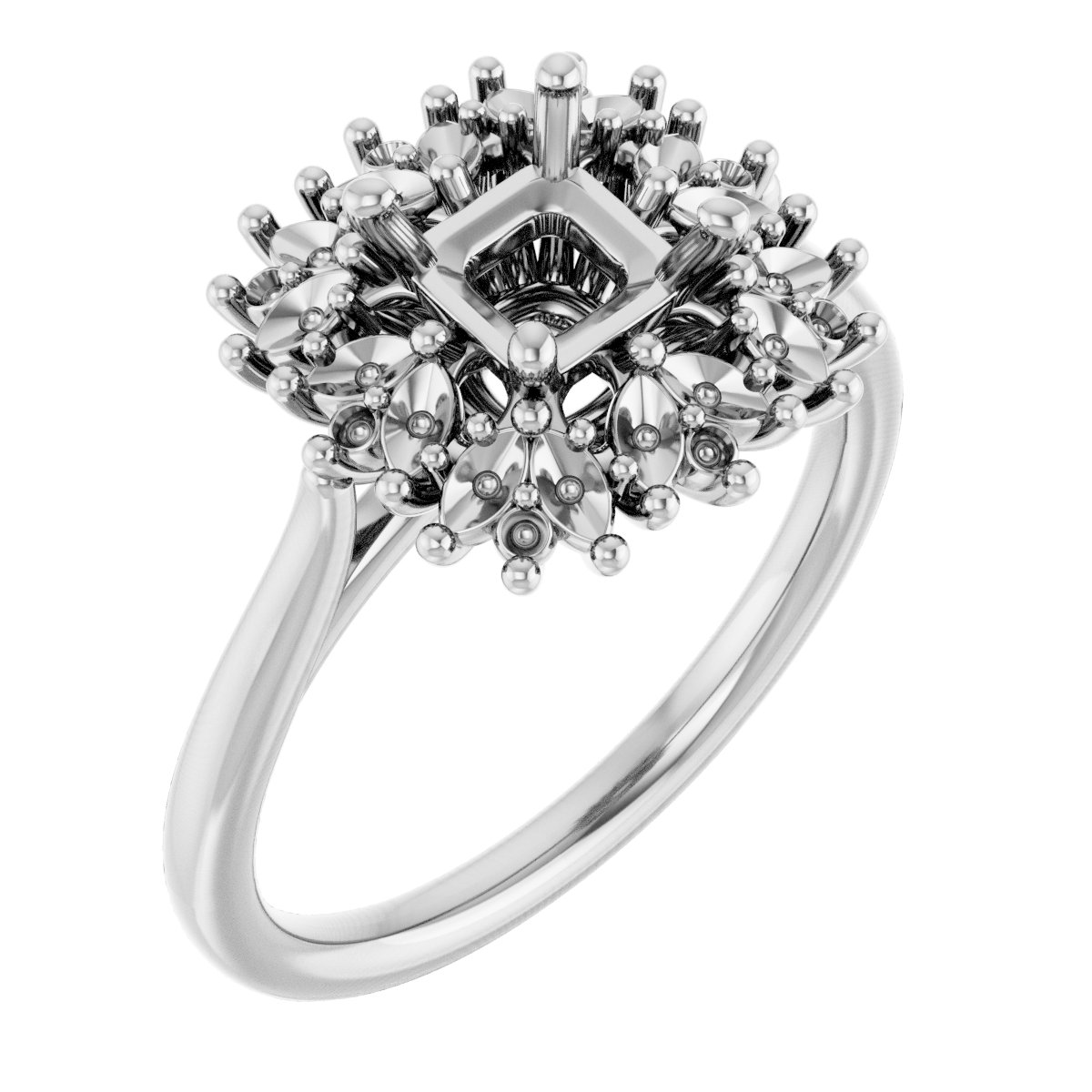 Halo-Style Engagement Ring