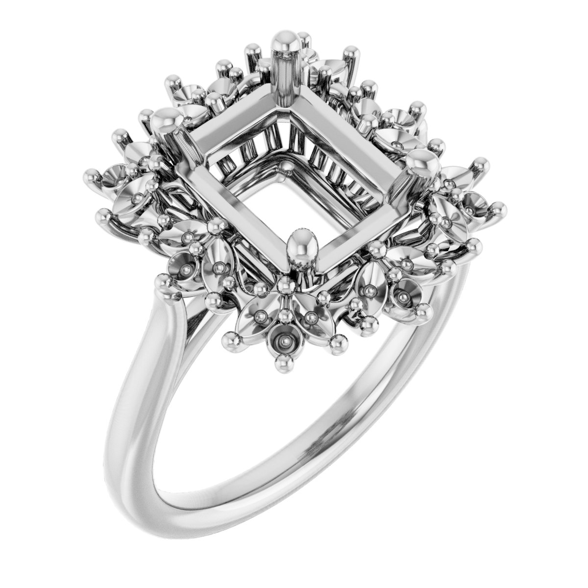 Halo-Style Engagement Ring