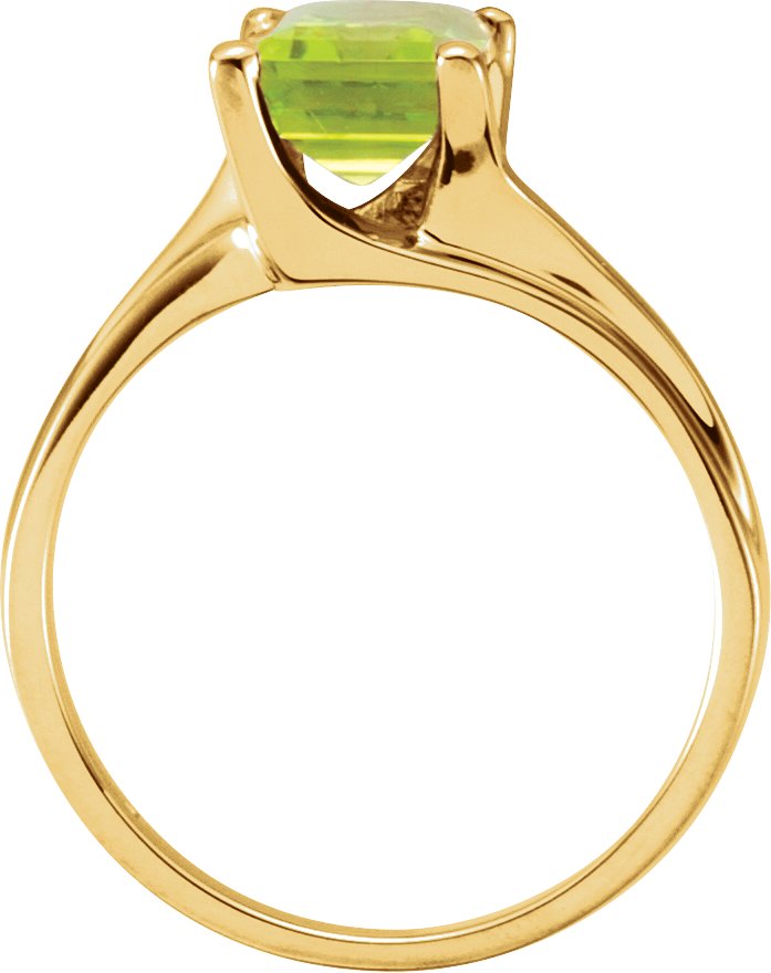 Natural Peridot Ring view 2