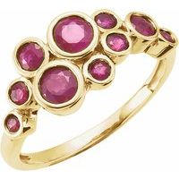 14K Yellow Bezel-Set Ring Mounting