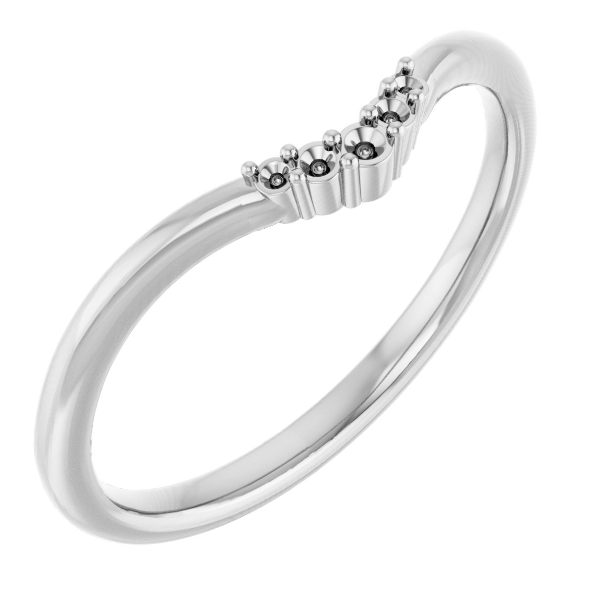 Accented Engagement Ring or Band