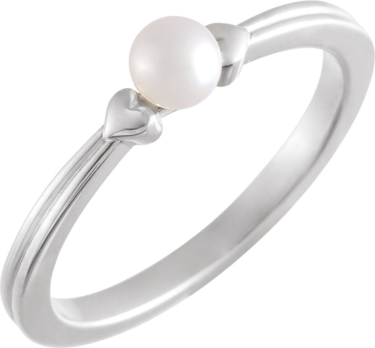 Heart Pearl Ring