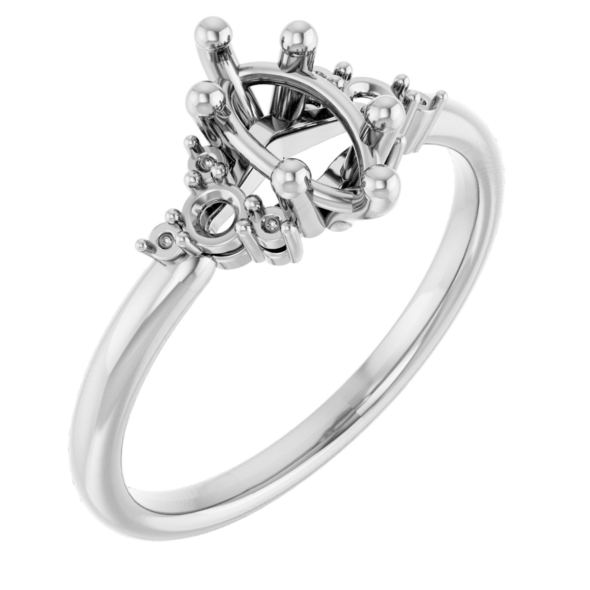 Accented Engagement Ring or Band