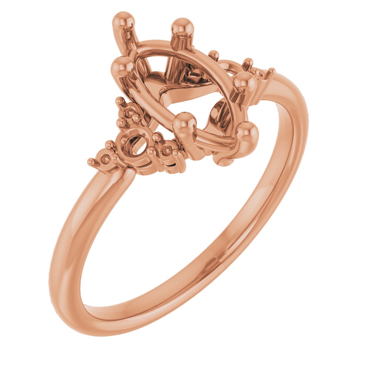 Accented Engagement Ring or Band