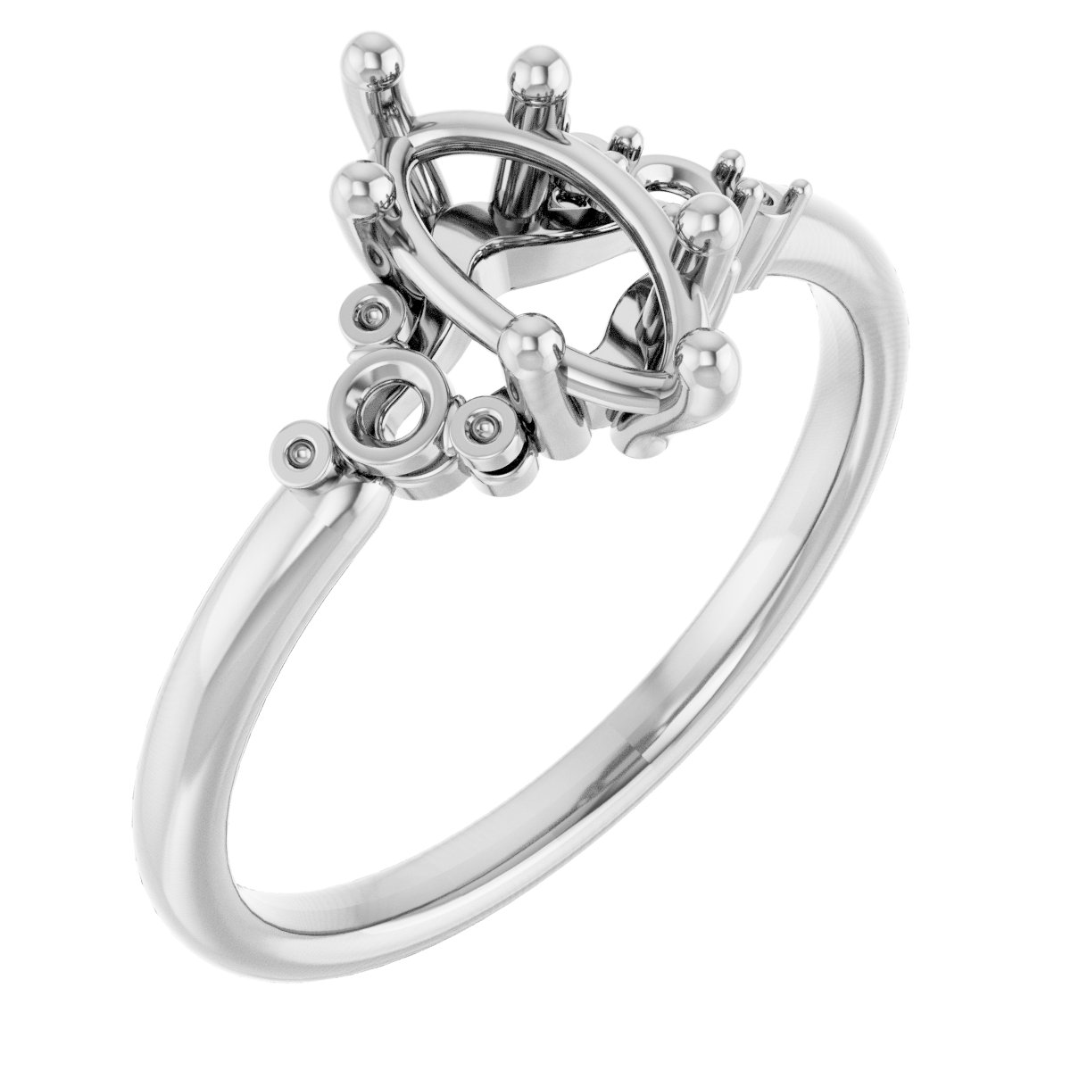 Accented Engagement Ring or Band