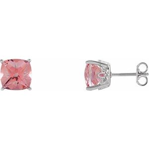 Sterling Silver Baby Pink Passion Earrings