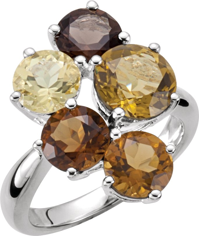 Multi Shape Cluster Style Ring Ref 3340426