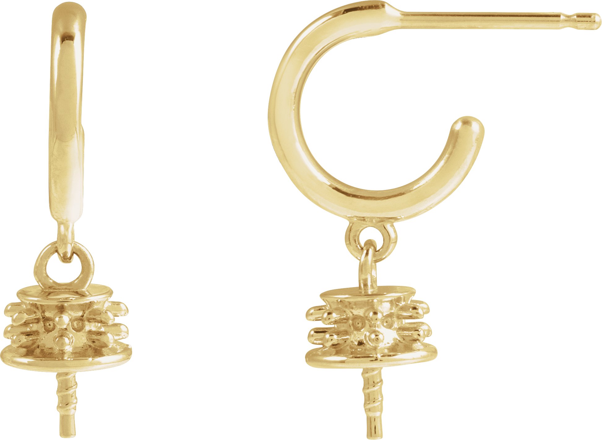 Pearl Hoop Earrings