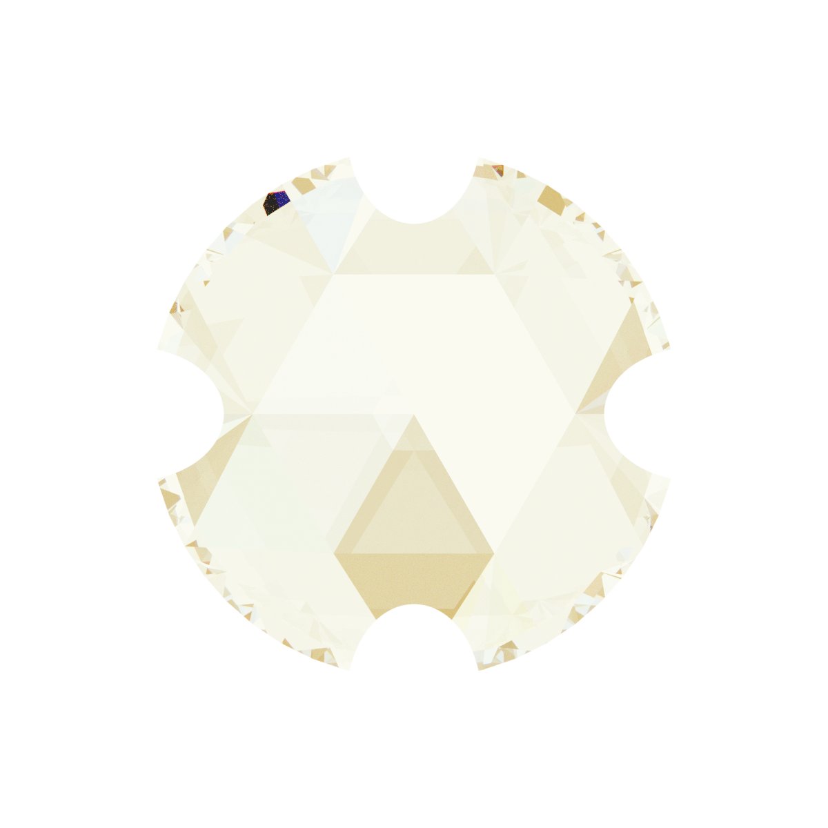 Round 4-Prong Rose-Cut Necklace Center