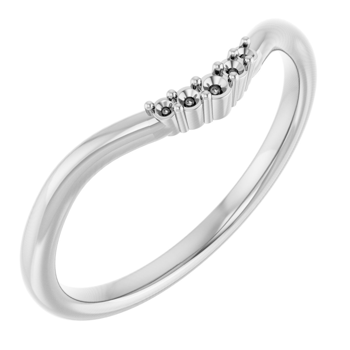 Accented Engagement Ring or Band
