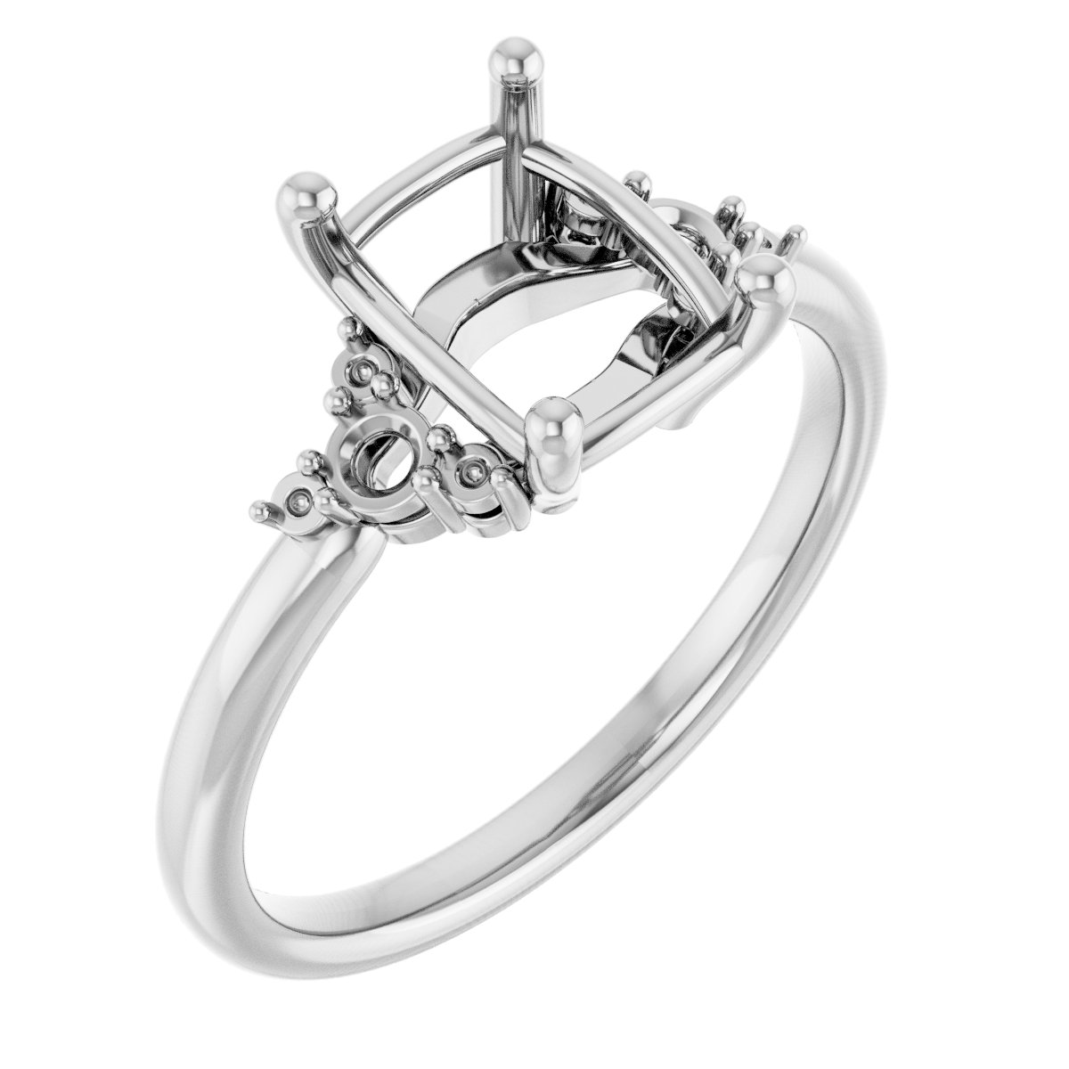 Accented Engagement Ring or Band