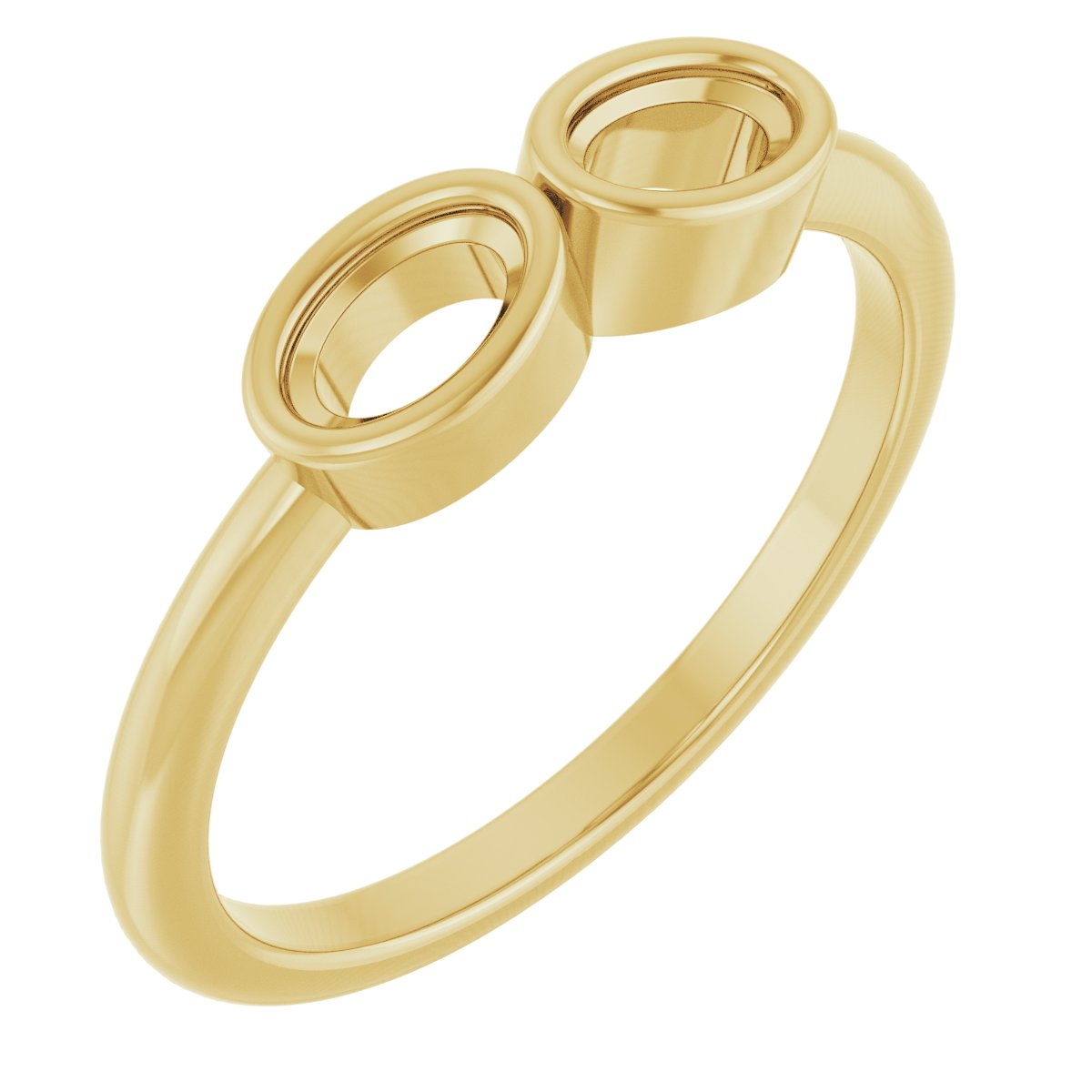 Family Bezel-Set Ring