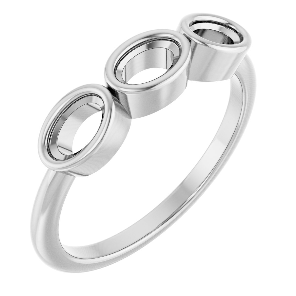 Family Bezel-Set Ring