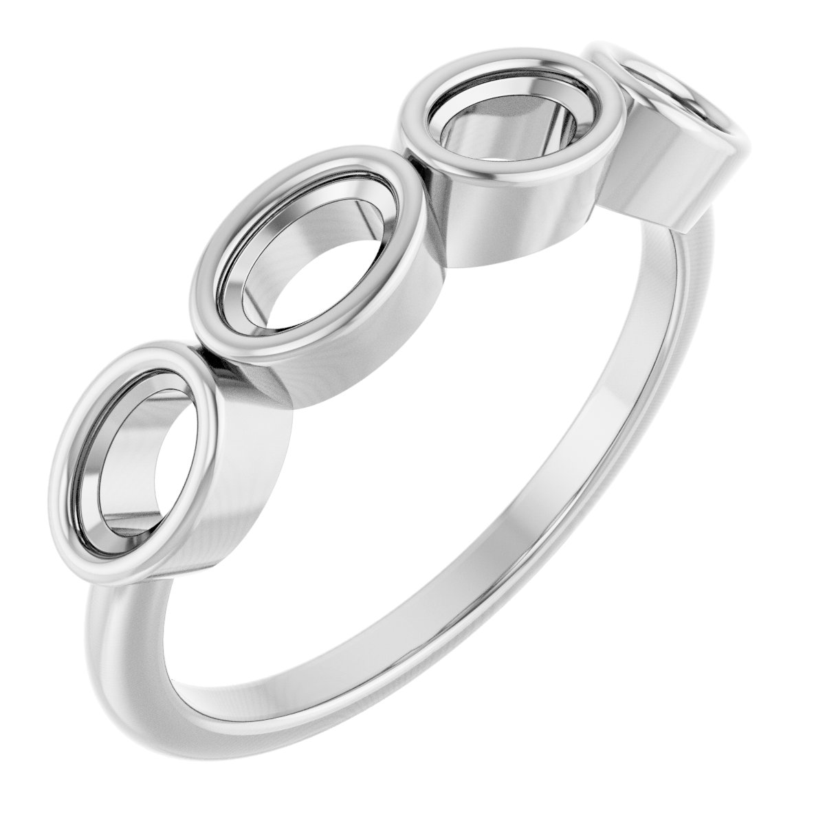 Family Bezel-Set Ring