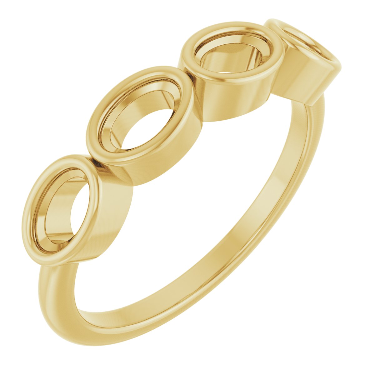 Family Bezel-Set Ring