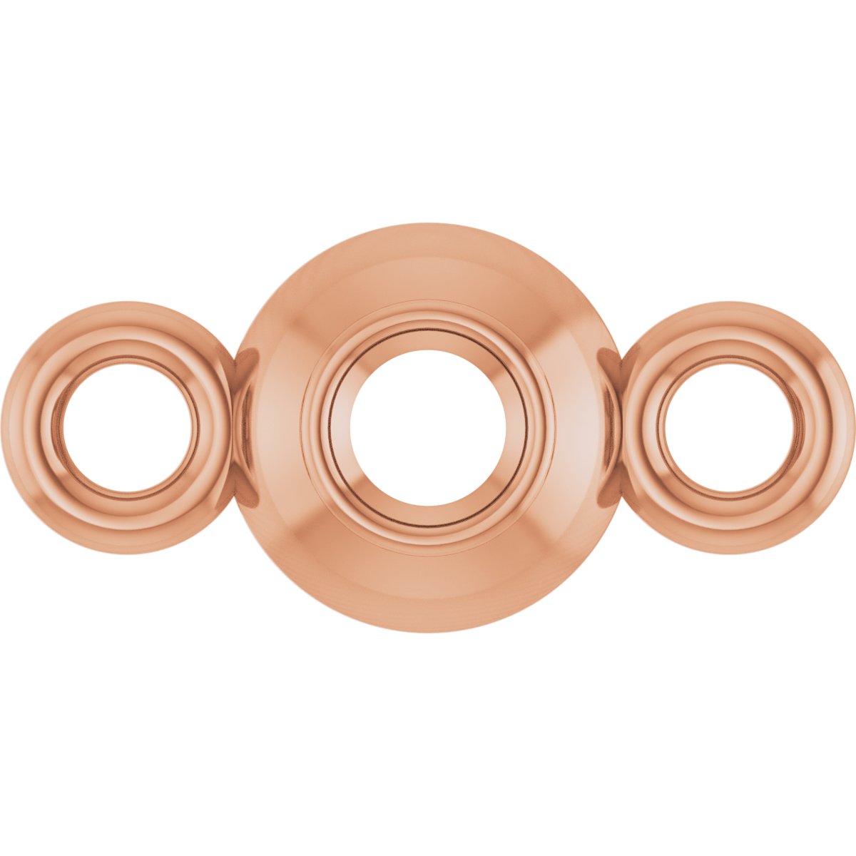 Round Bezel-Set Link