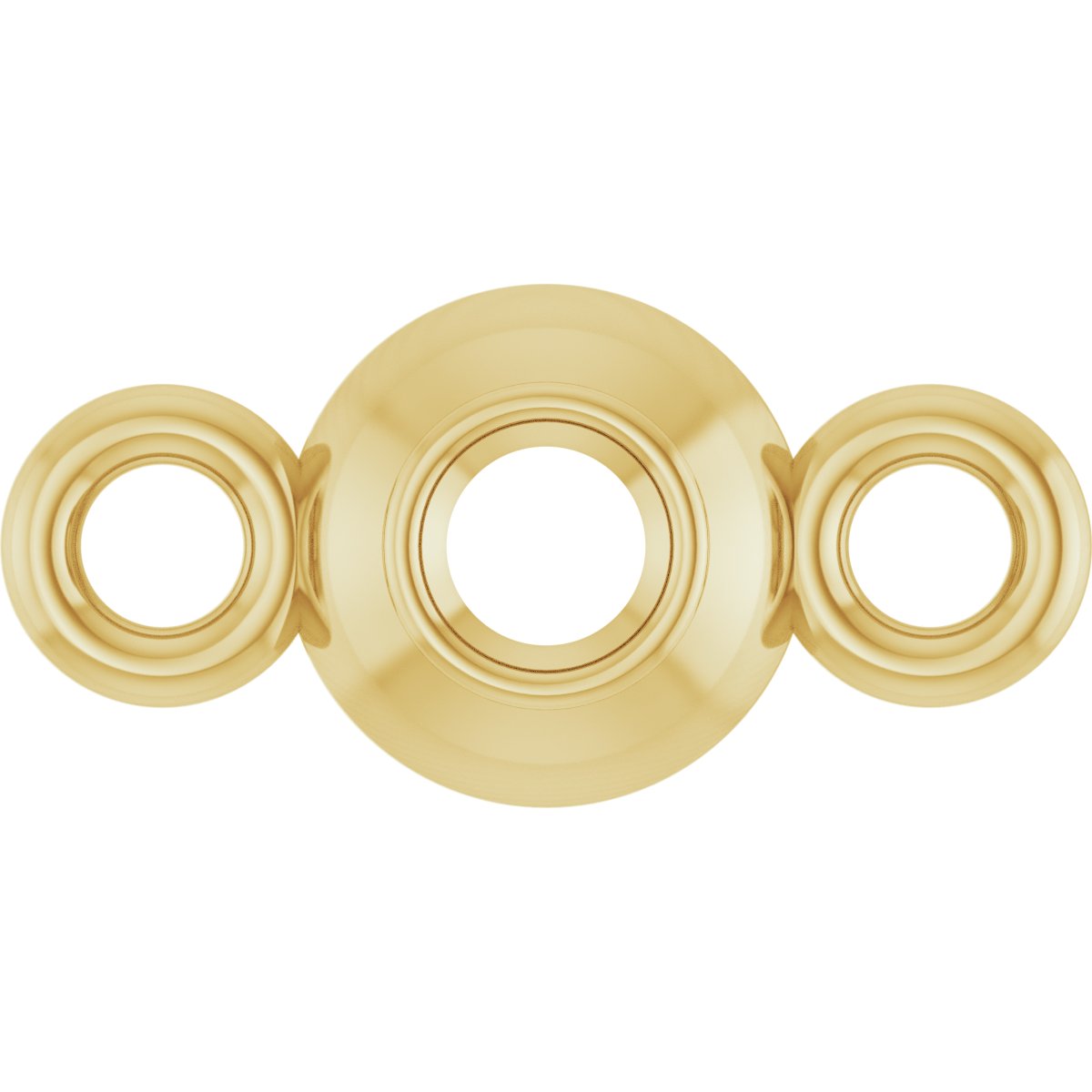 Round Bezel-Set Link