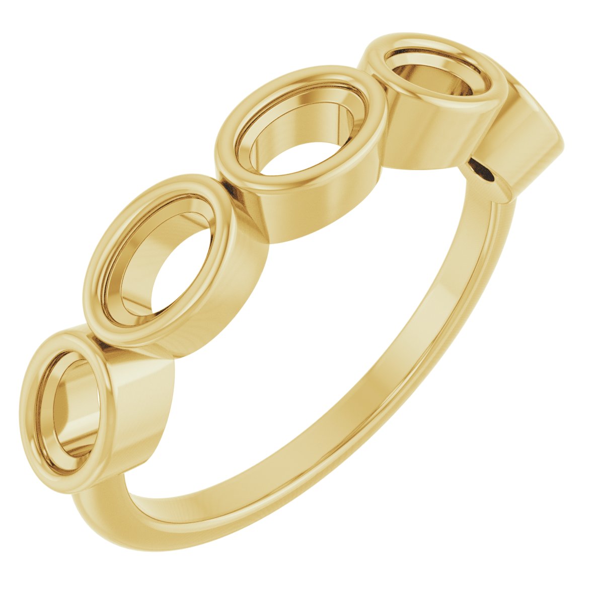 Family Bezel-Set Ring