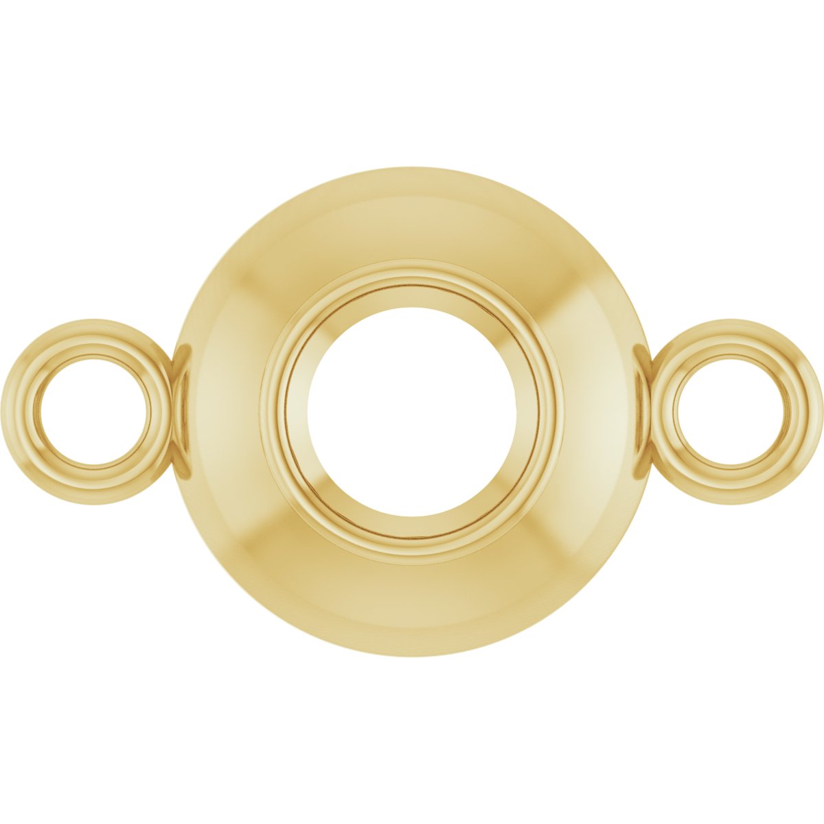 Round Bezel-Set Link