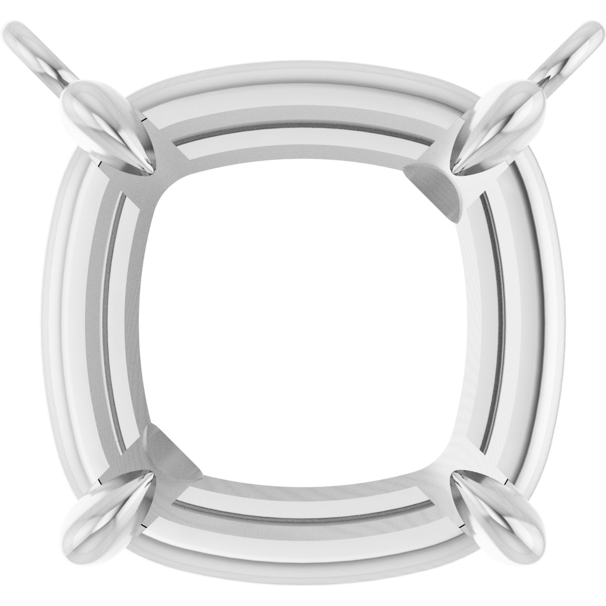 Claw-Prong Solitaire Necklace Center