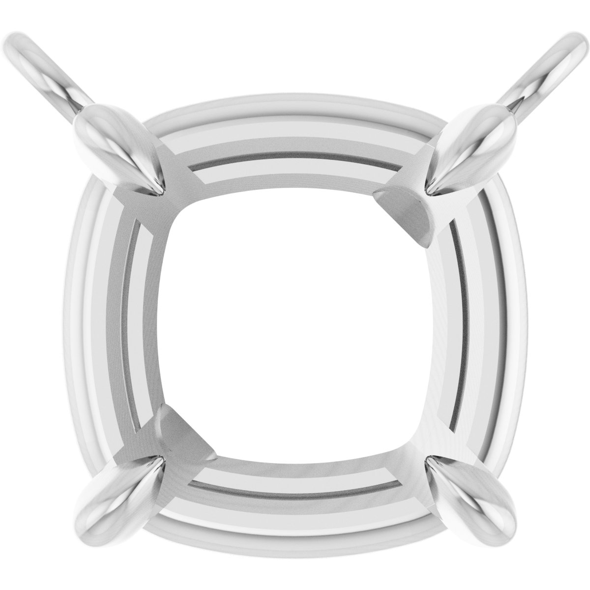 Claw-Prong Solitaire Necklace Center