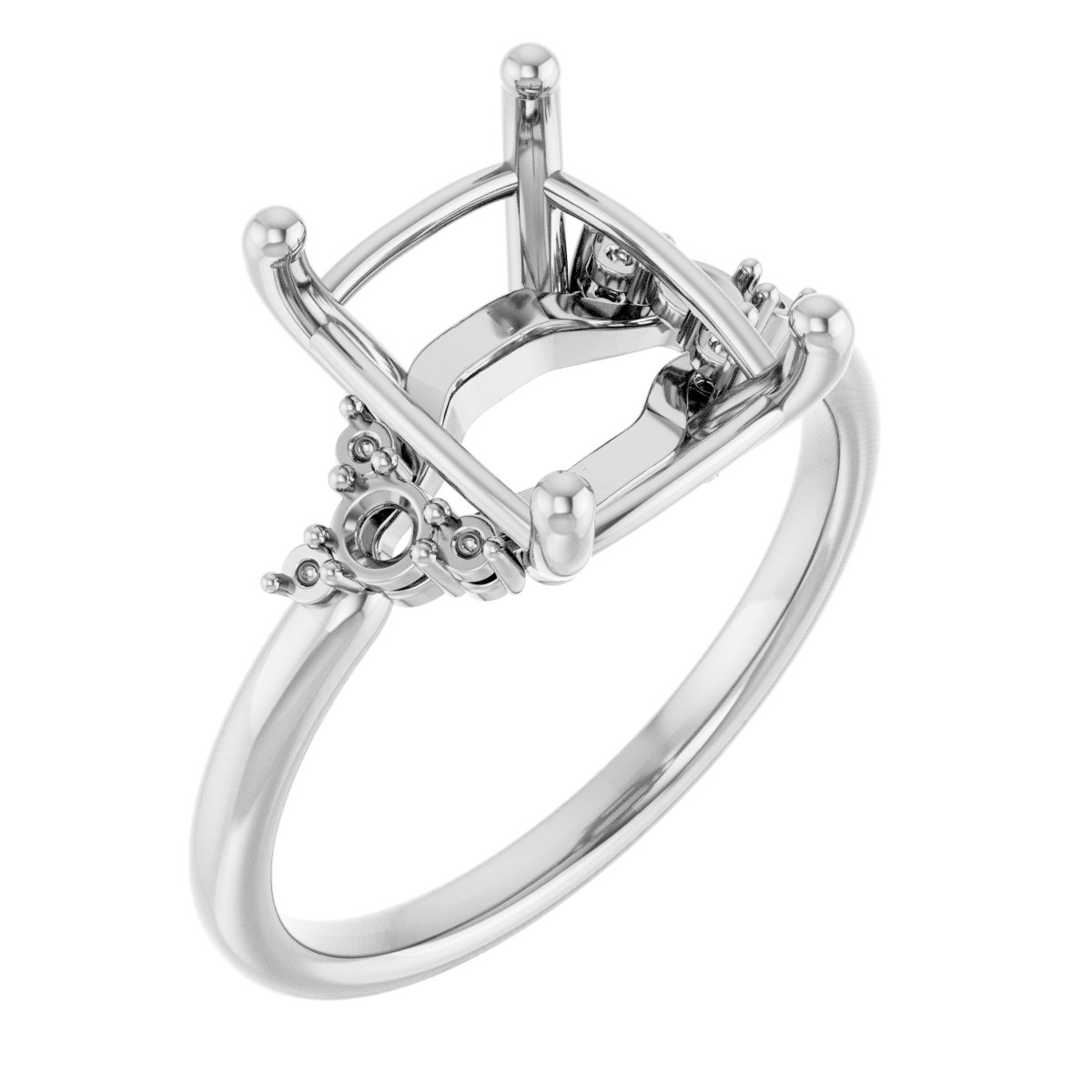 Accented Engagement Ring or Band