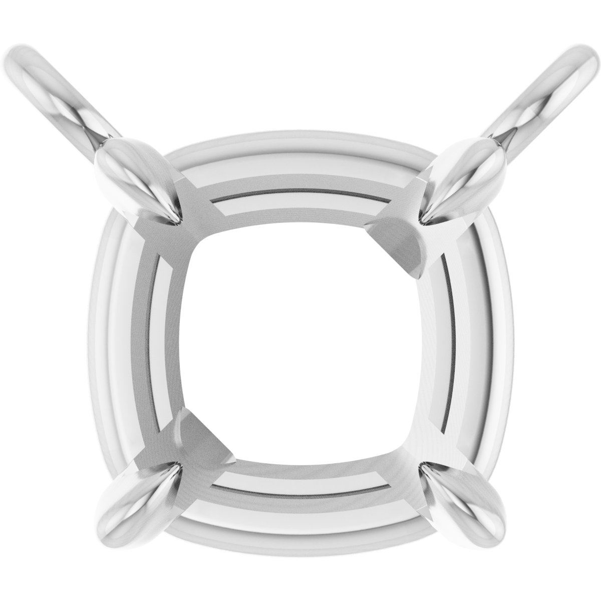Claw-Prong Solitaire Necklace Center