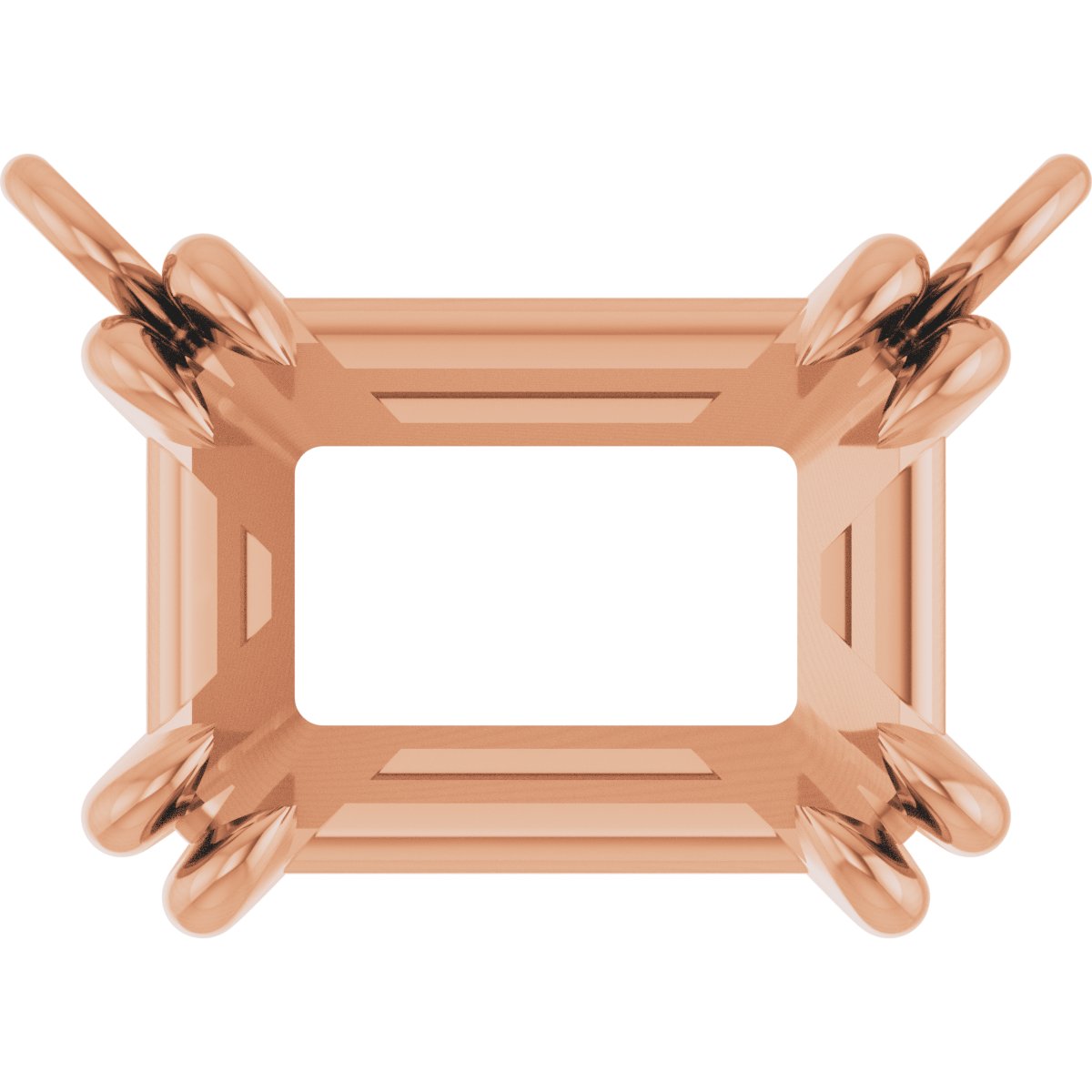 Double-Claw Solitaire Necklace Center