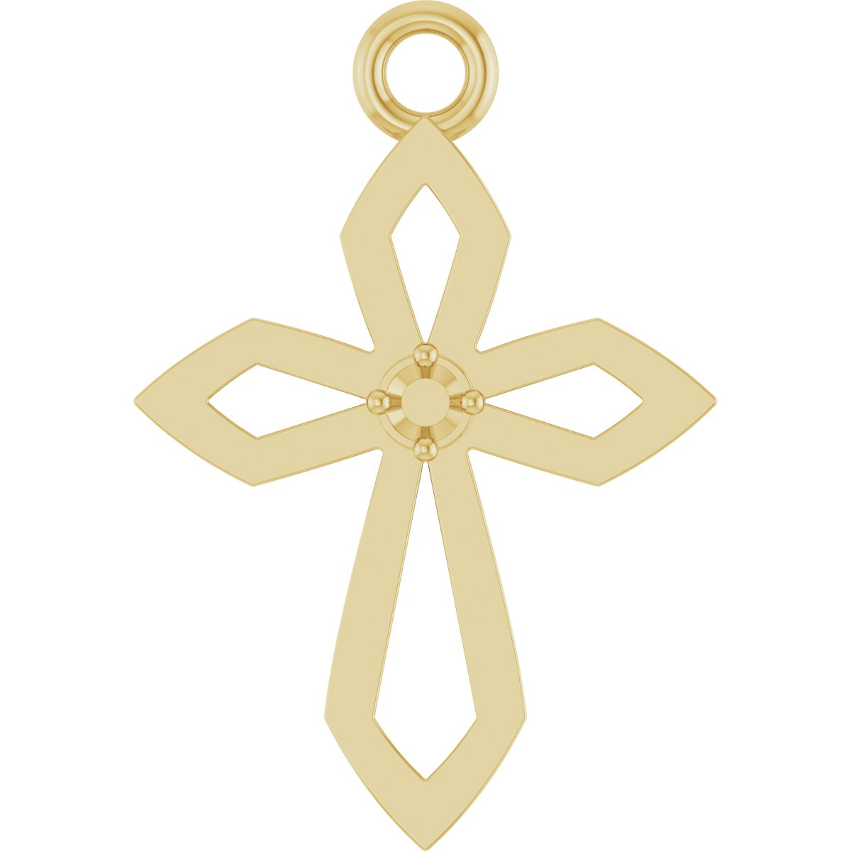 Accented Cross Dangle