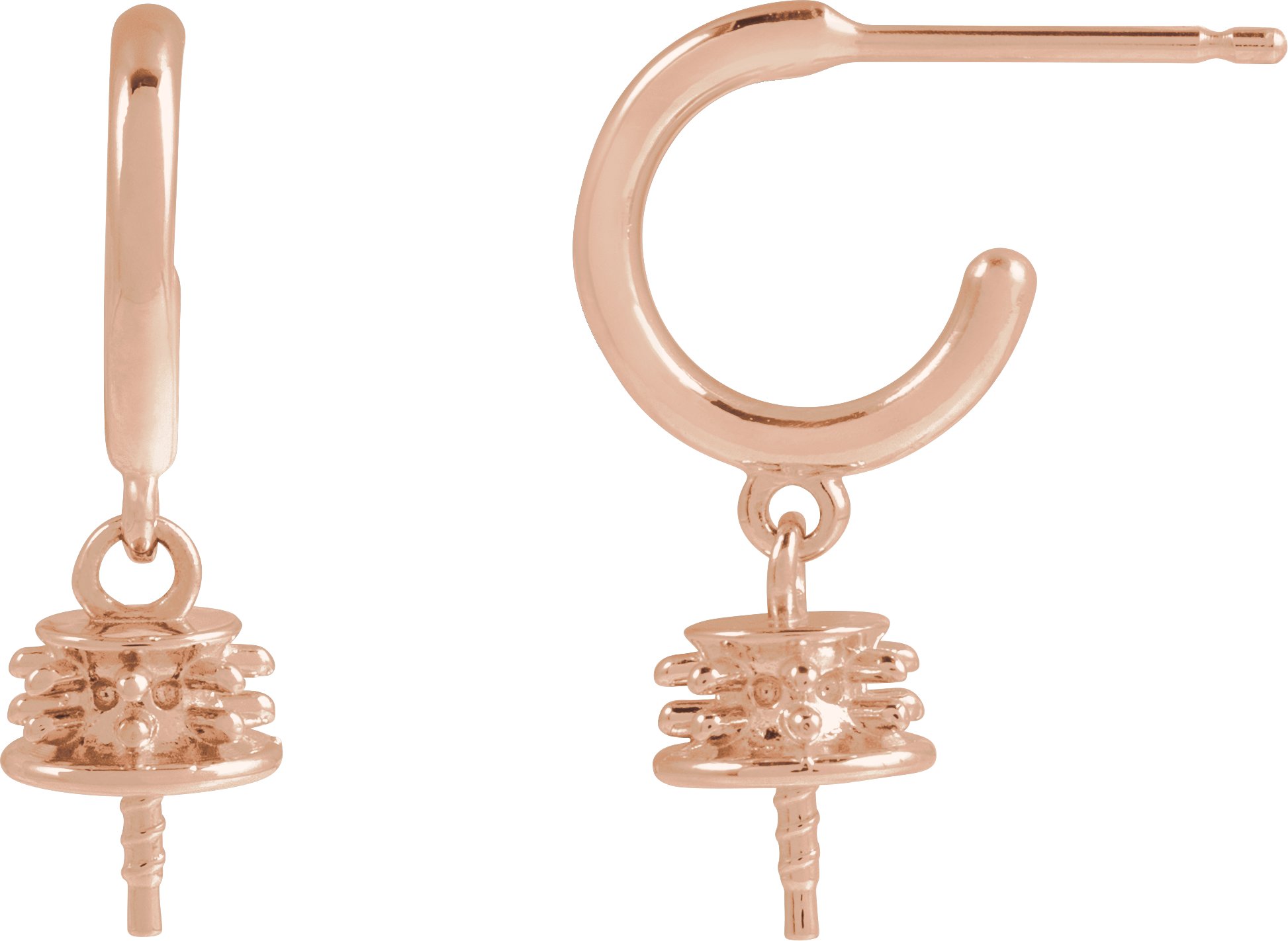 Pearl Hoop Earrings