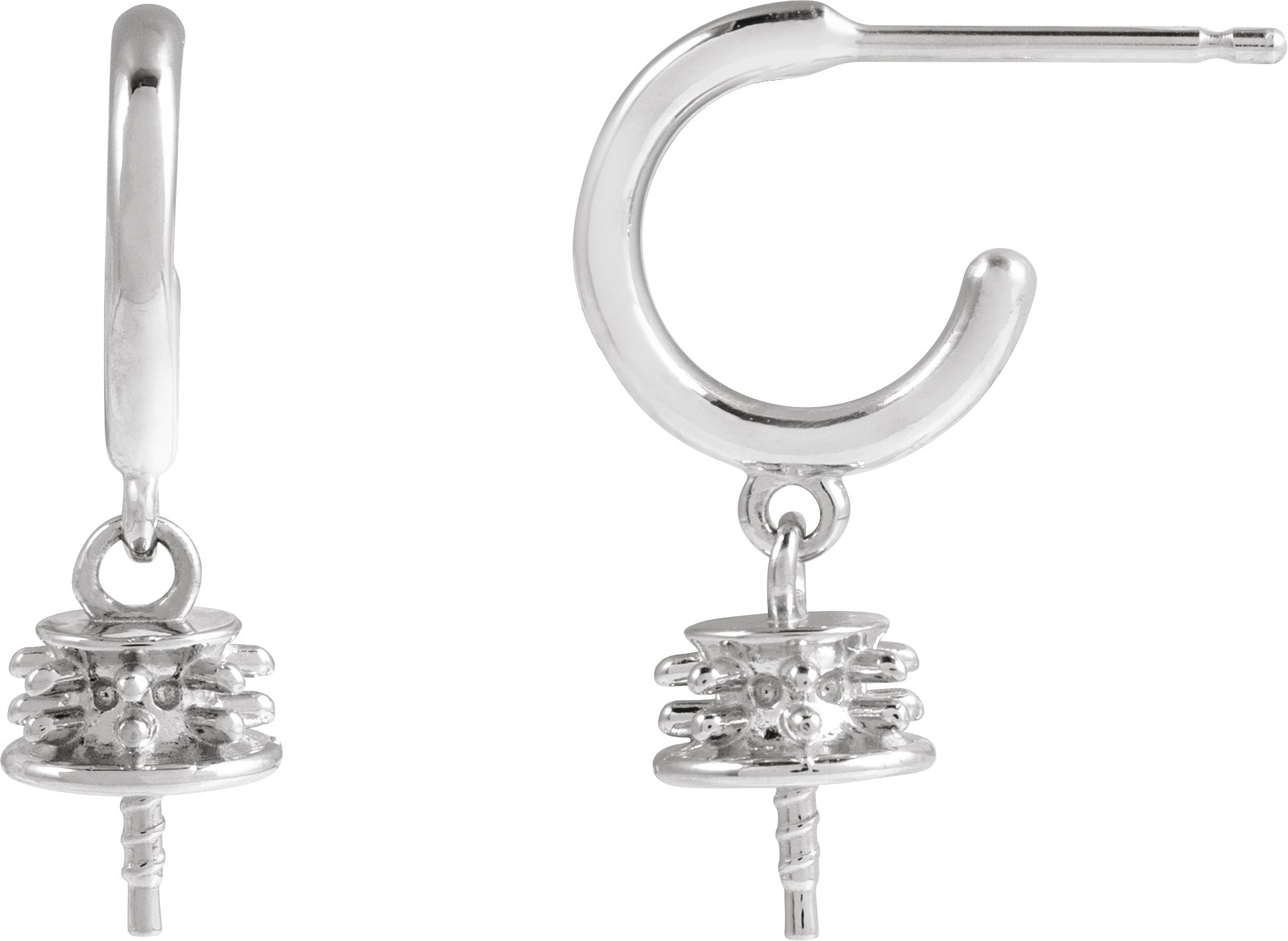 Pearl Hoop Earrings