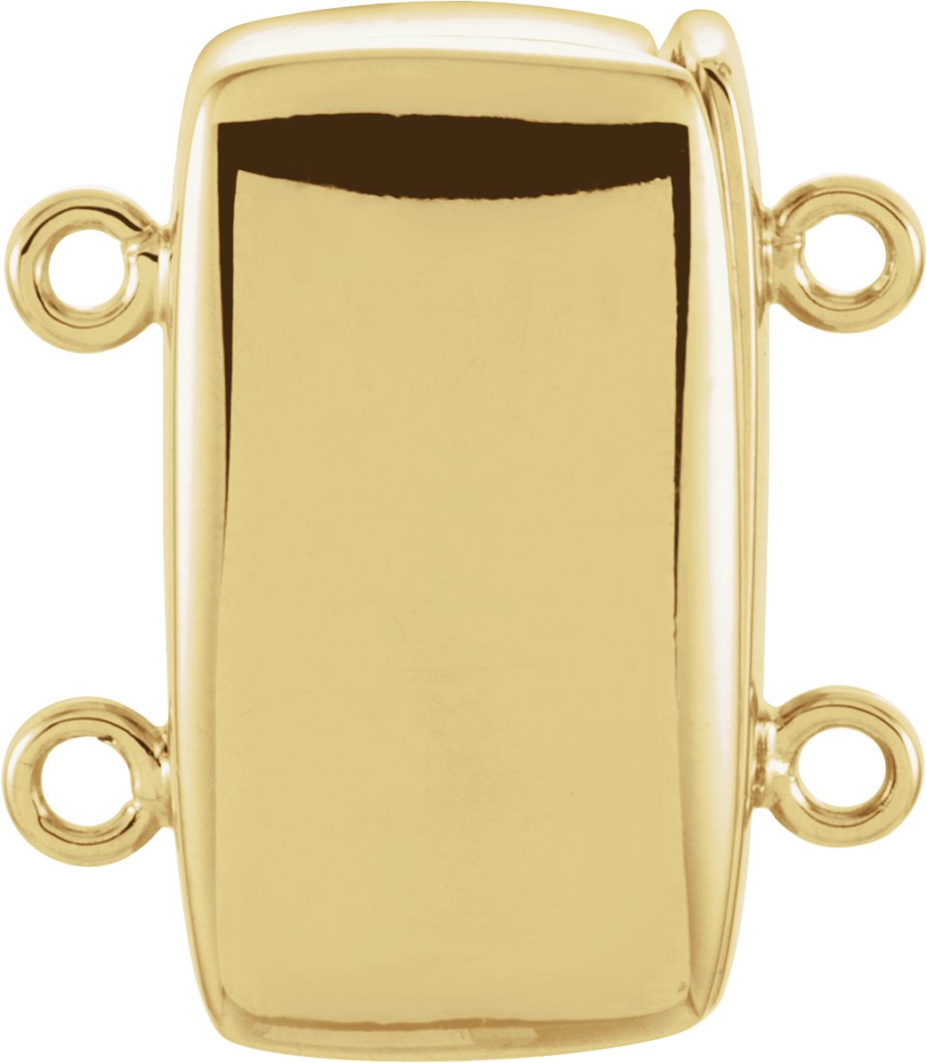 14K Yellow Gold Vermeil 2-Strand Magnetic Clasp | Stuller