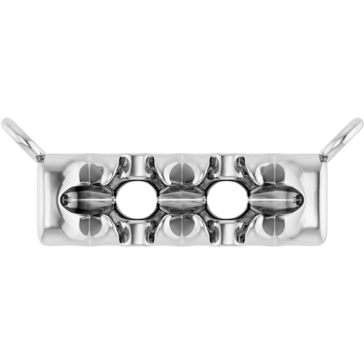 French-Set Family Bar Necklace or Center