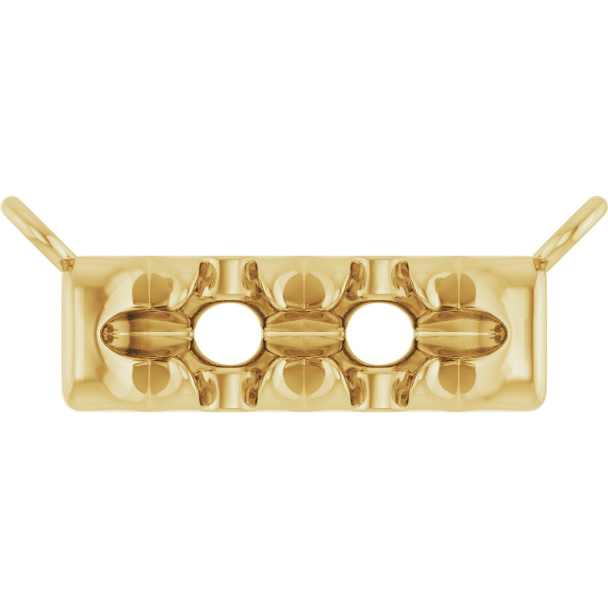 French-Set Family Bar Necklace or Center