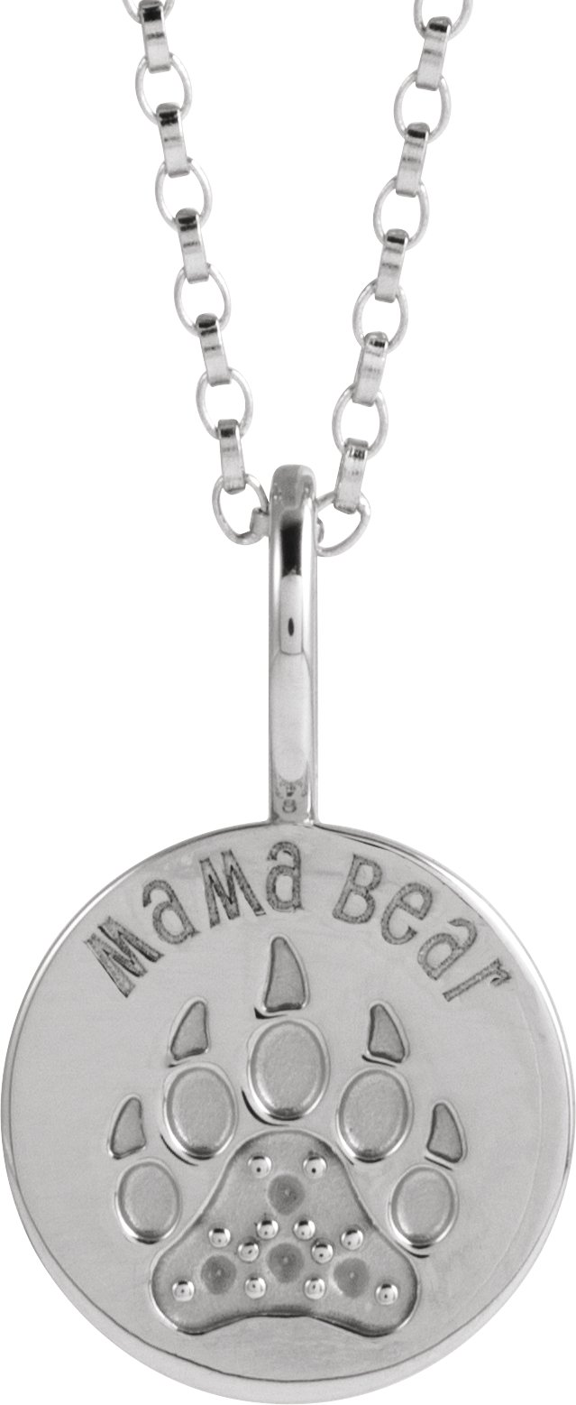 Mama Bear Necklace or Pendant