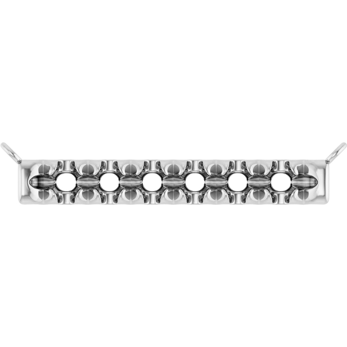 French-Set Family Bar Necklace or Center